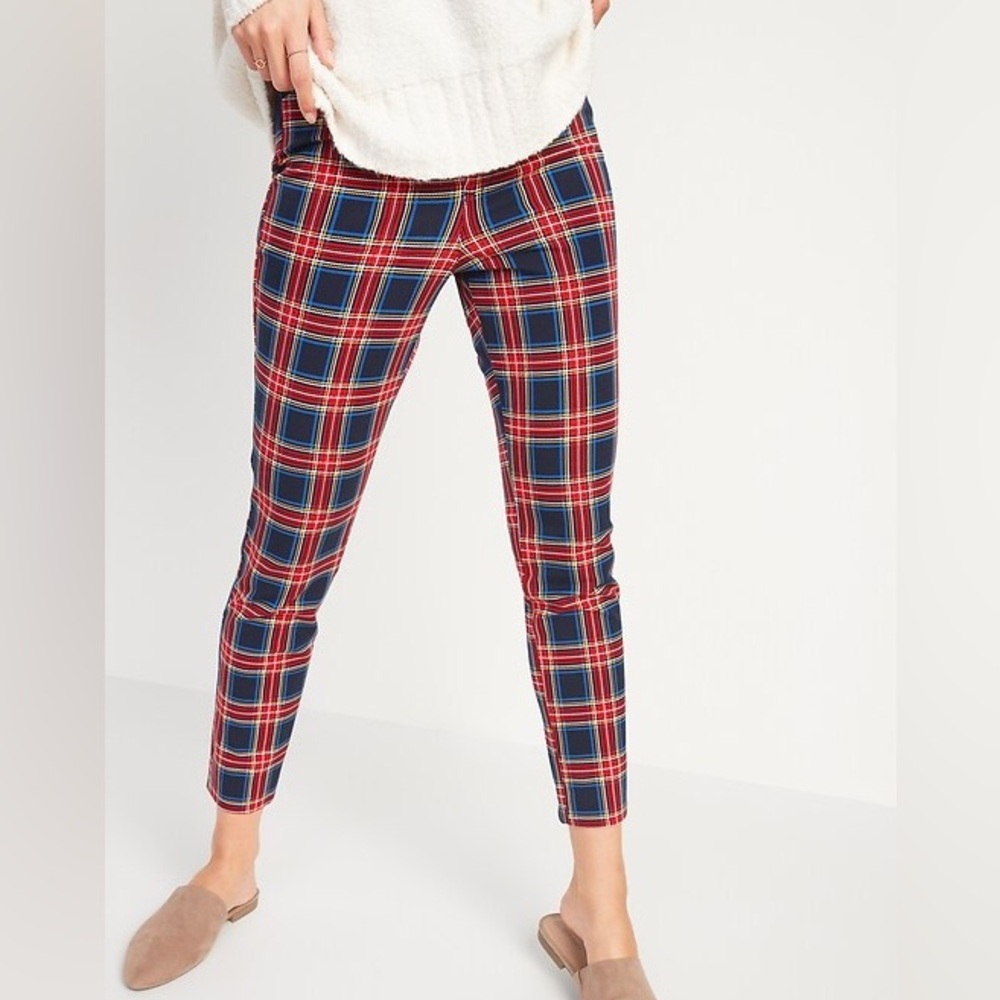 Old Navy Women’s High-Waisted Patterned Pixie Skinny Ankle Pants Size 4P